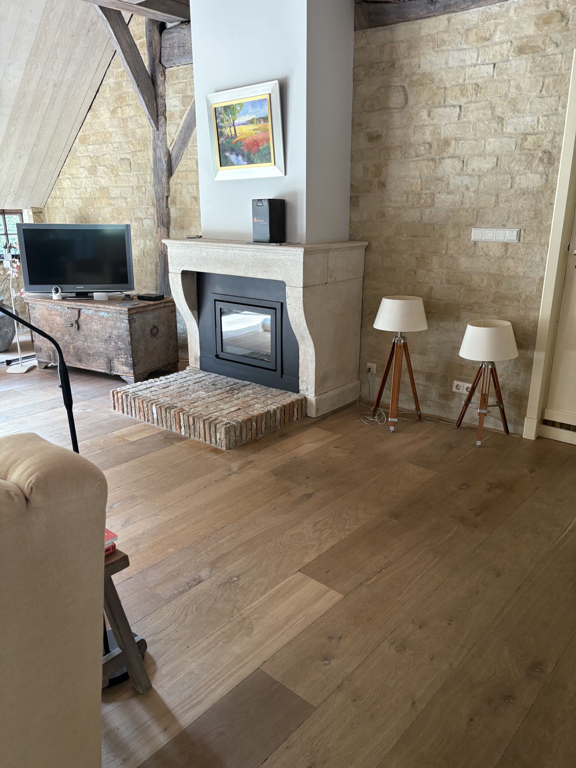 Dik Geurts Instyle 650 in bestaande open haard